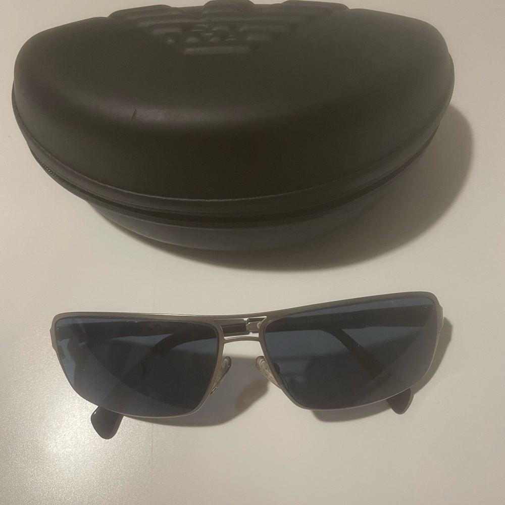 Giorgio Armani GA 665/S Black Designer Sunglasses 61-13-135